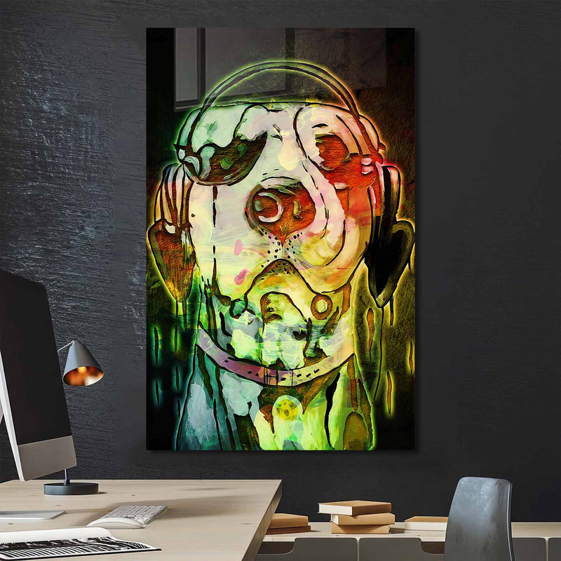Cool Köpek Cam Tablo – Cam Tablo