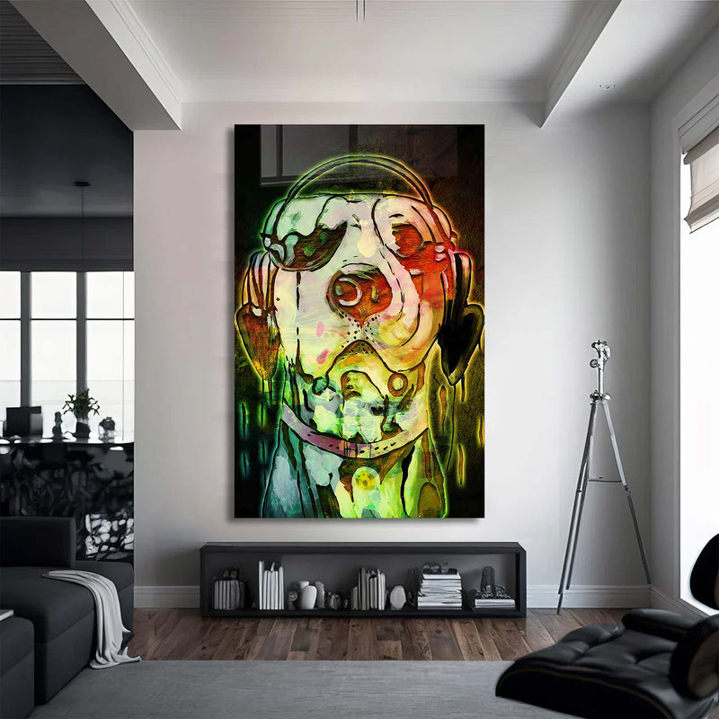 Cool Köpek Cam Tablo – Cam Tablo