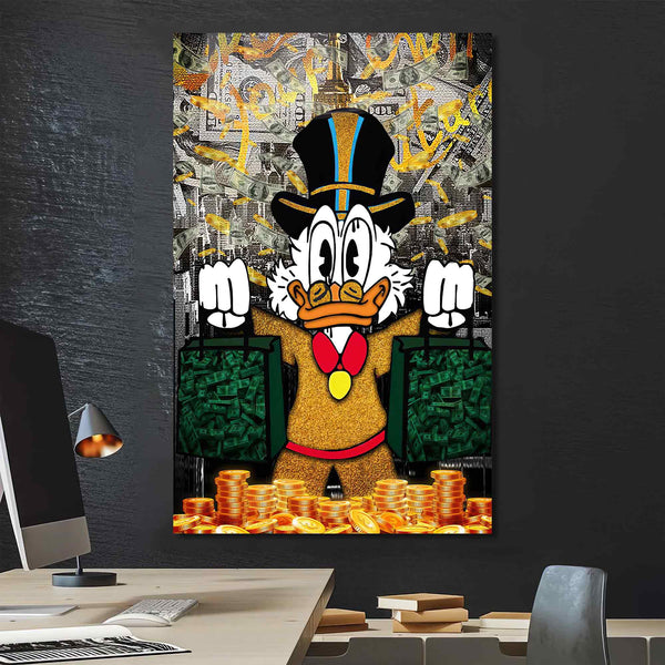 Zengin Donald Duck Cam Tablo