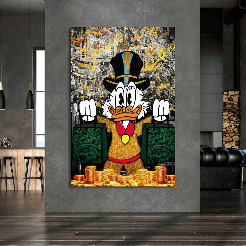 Zengin Donald Duck Cam Tablo