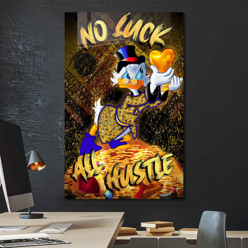 No Luck All Hustle Cam Tablo