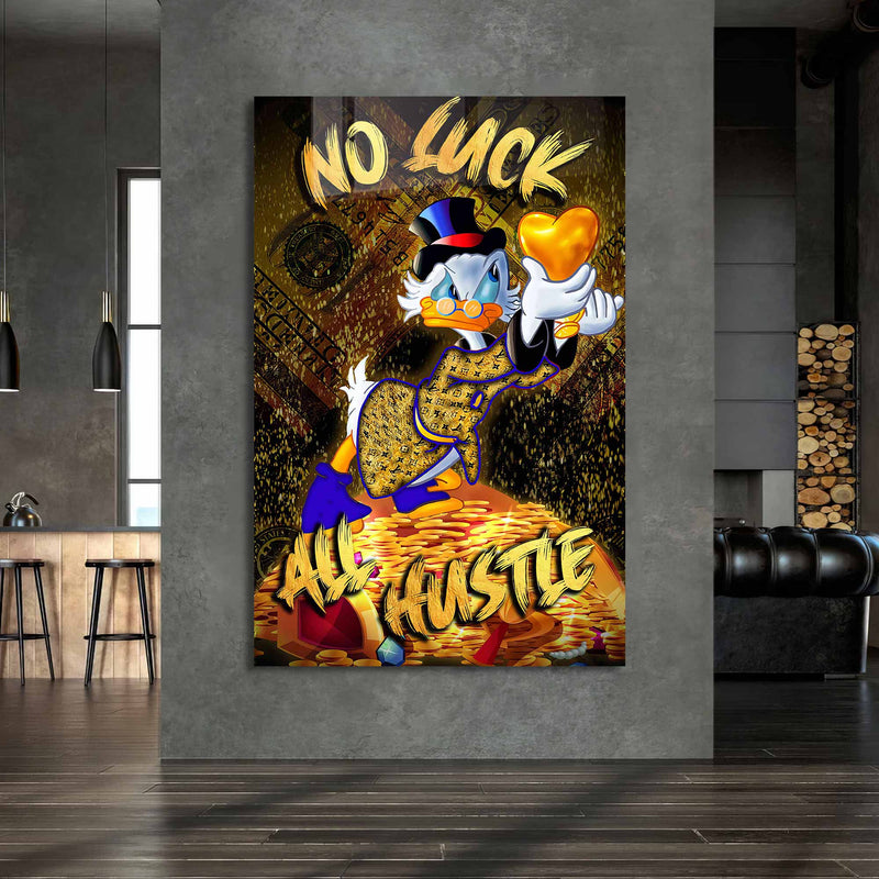 No Luck All Hustle Cam Tablo