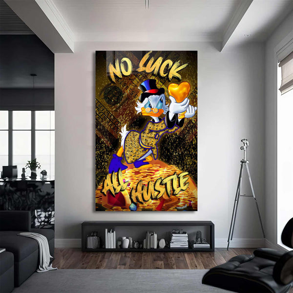 No Luck All Hustle Cam Tablo