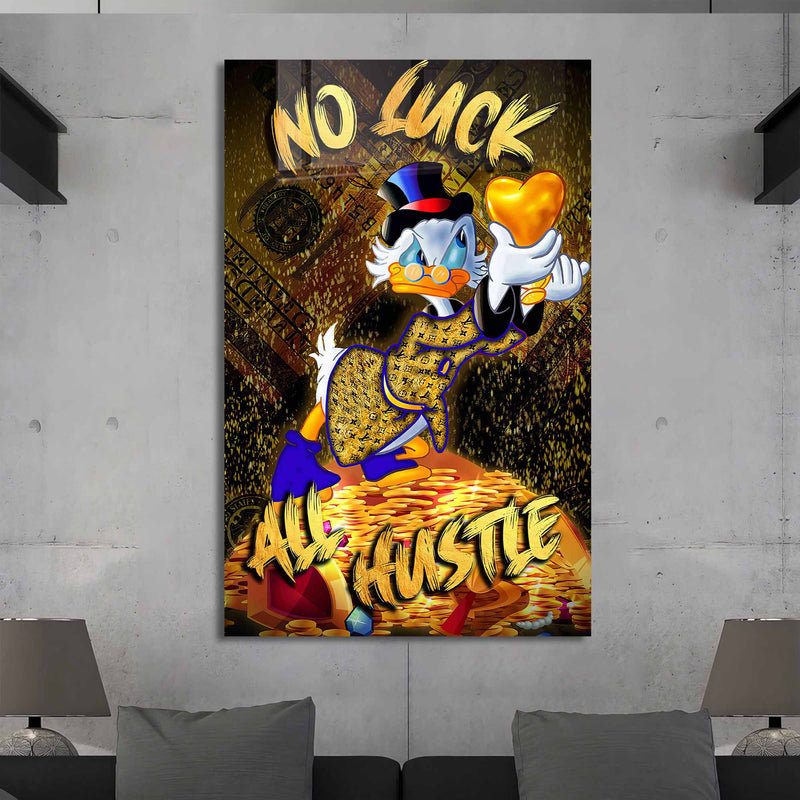 No Luck All Hustle Cam Tablo