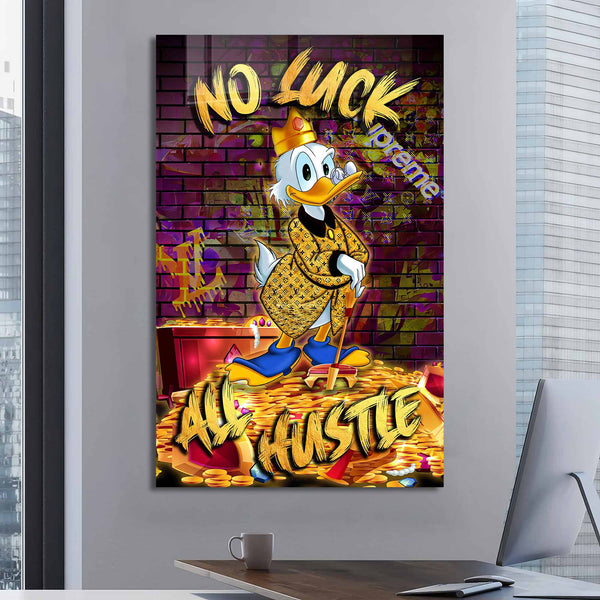 No Luck All Hustle Cam Tablo