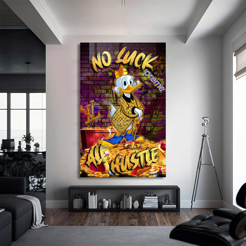 No Luck All Hustle Cam Tablo