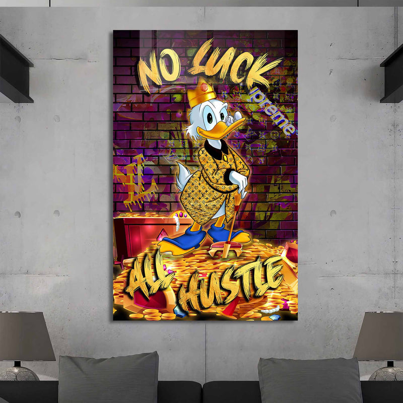 No Luck All Hustle Cam Tablo