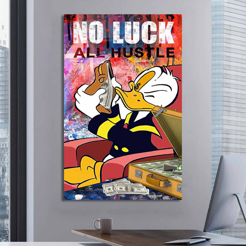 No Luck All Hustle Cam Tablo