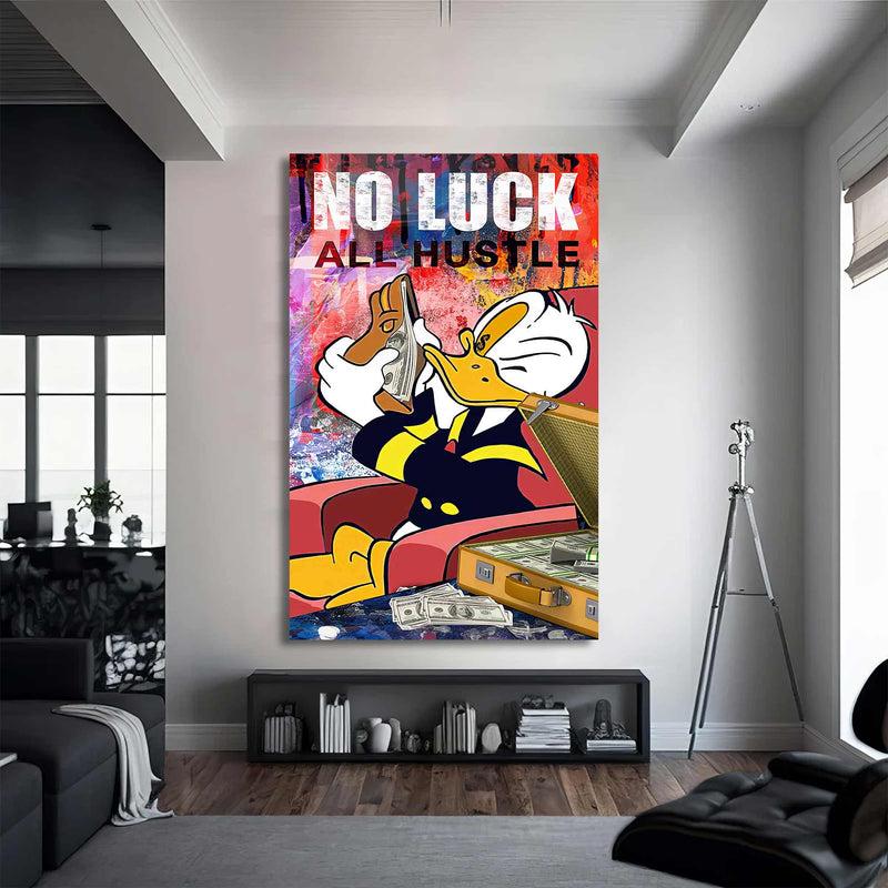 No Luck All Hustle Cam Tablo