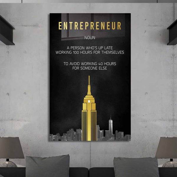 Entrepreneur Cam Tablo