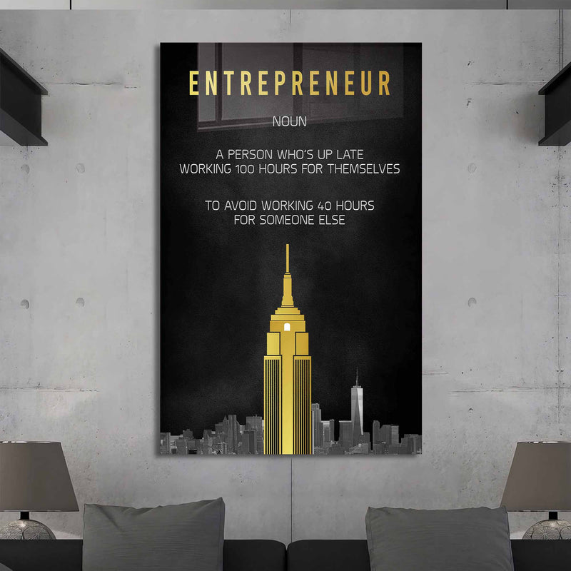 Entrepreneur Cam Tablo – Cam Tablo