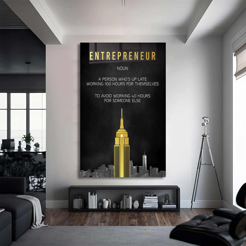 Entrepreneur Cam Tablo – Cam Tablo