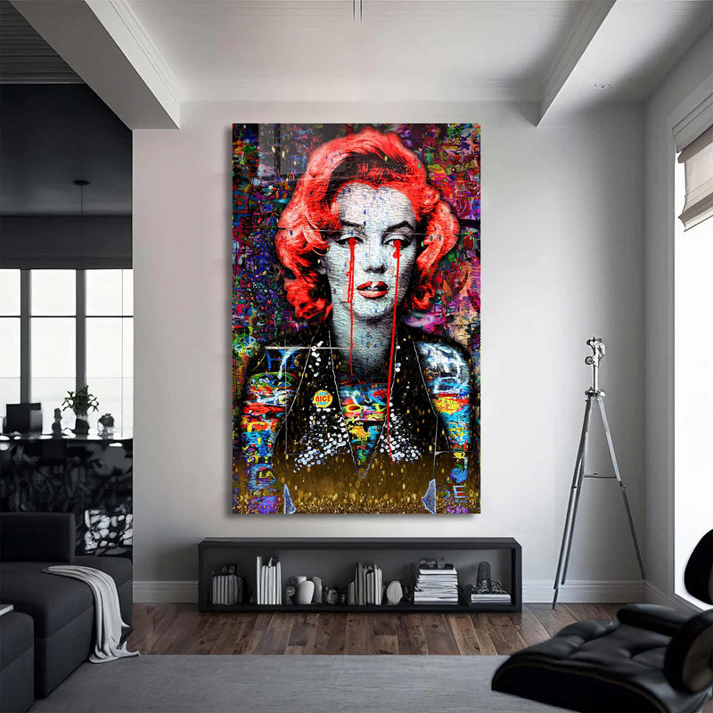 Marilyn Monroe Cam Tablo
