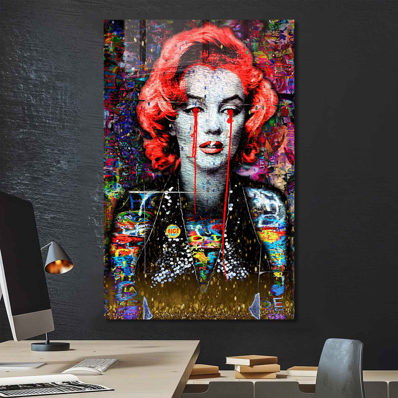 Marilyn Monroe Cam Tablo