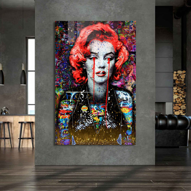 Marilyn Monroe Cam Tablo