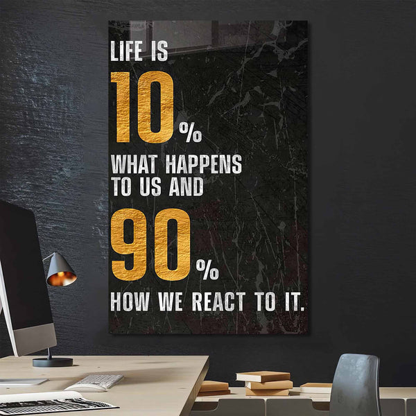 Life Is 10% Cam Tablo
