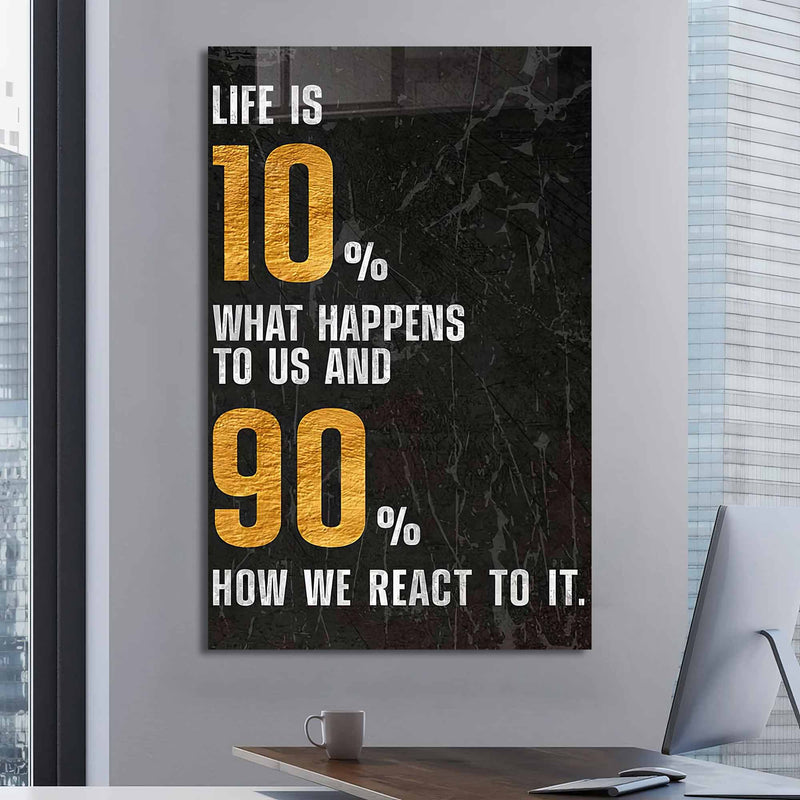 Life Is 10% Cam Tablo