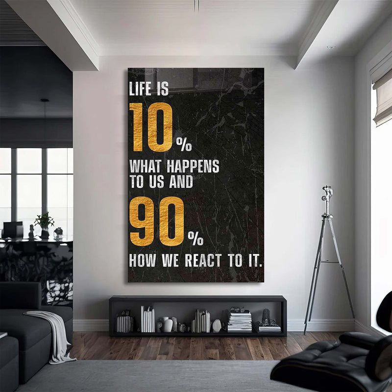 Life Is 10% Cam Tablo