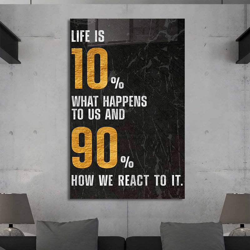 Life Is 10% Cam Tablo