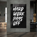 Hard Work Pays Off Cam Tablo