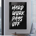 Hard Work Pays Off Cam Tablo