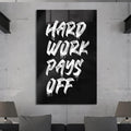 Hard Work Pays Off Cam Tablo