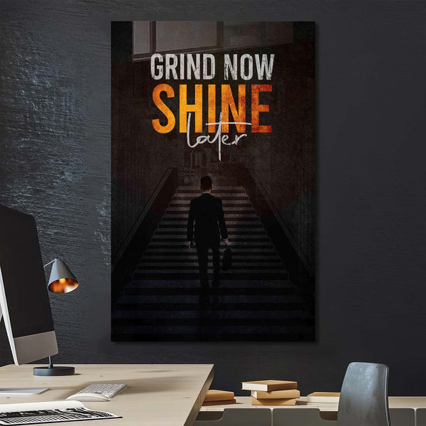 Grind Now Shine Cam Tablo