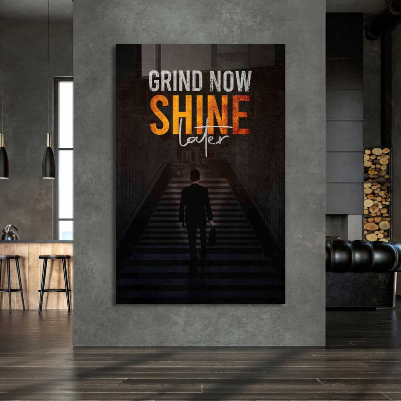 Grind Now Shine Cam Tablo
