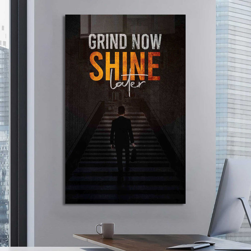 Grind Now Shine Cam Tablo
