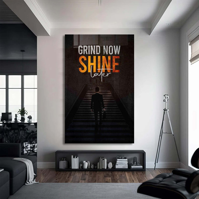 Grind Now Shine Cam Tablo