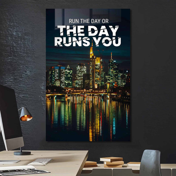Run The Day Cam Tablo