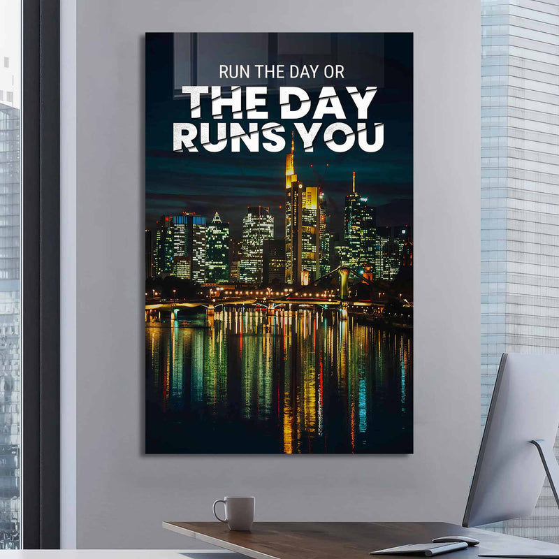 Run The Day Cam Tablo