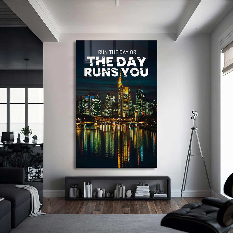 Run The Day Cam Tablo