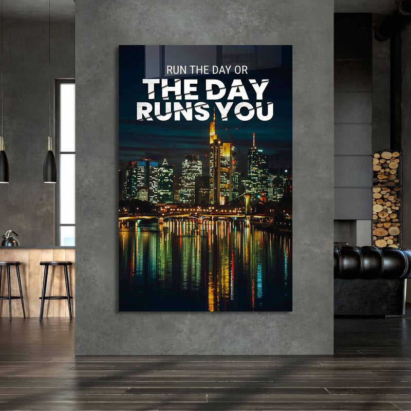 Run The Day Cam Tablo