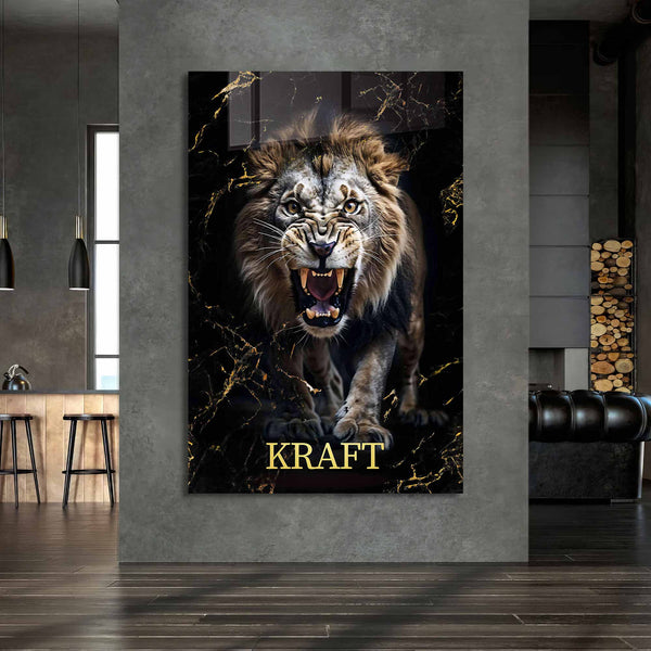 Aslan Cam Tablo