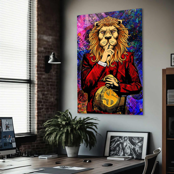 Aslan Cam Tablo