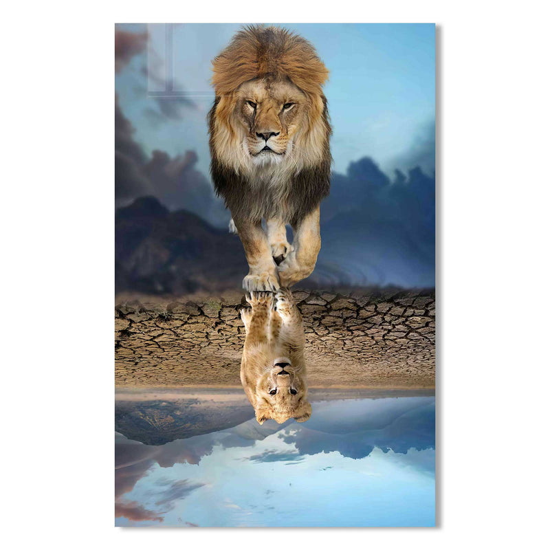Aslan Cam Tablo – Cam Tablo