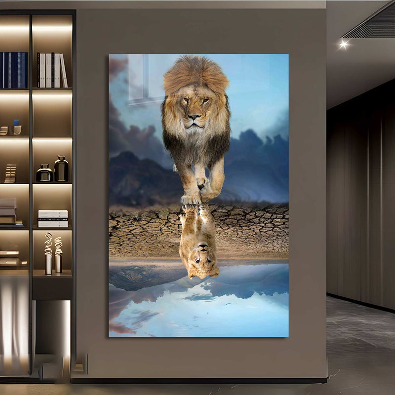 Aslan Cam Tablo – Cam Tablo