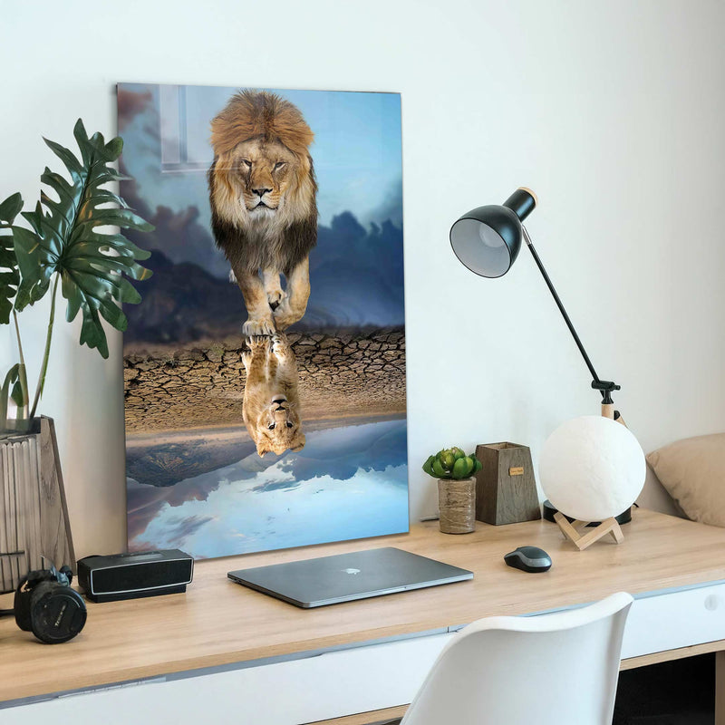Aslan Cam Tablo – Cam Tablo