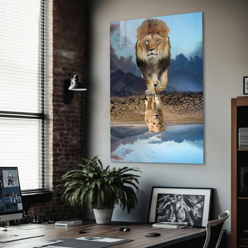 Aslan Cam Tablo – Cam Tablo