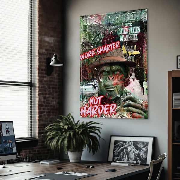 Work Smarter Not Harder Cam Tablo