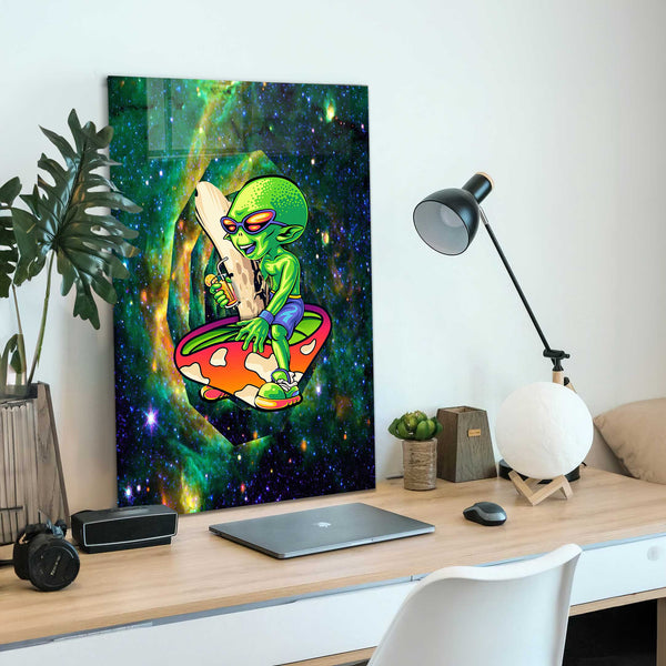 Uzaylı Cam Tablo