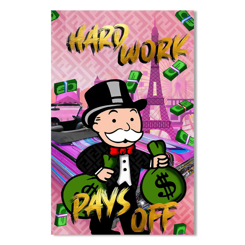 Hard Work Pays Off Cam Tablo