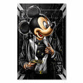 Silahlı Mickey Mouse Cam Tablo