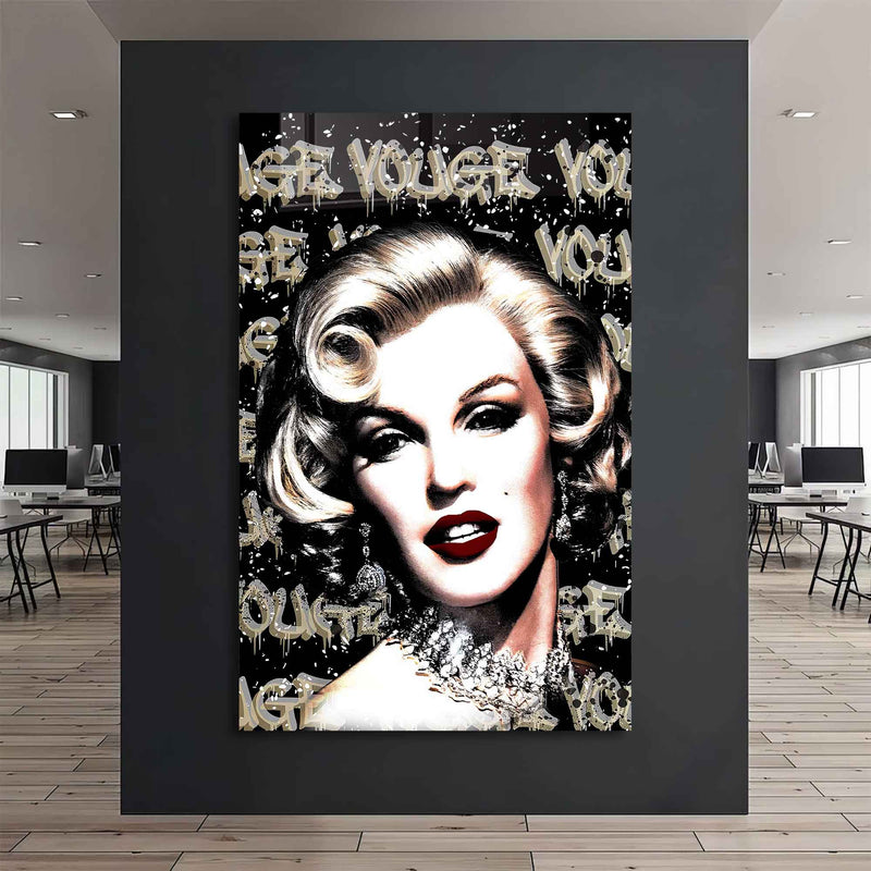 Marilyn Monroe Cam Tablo