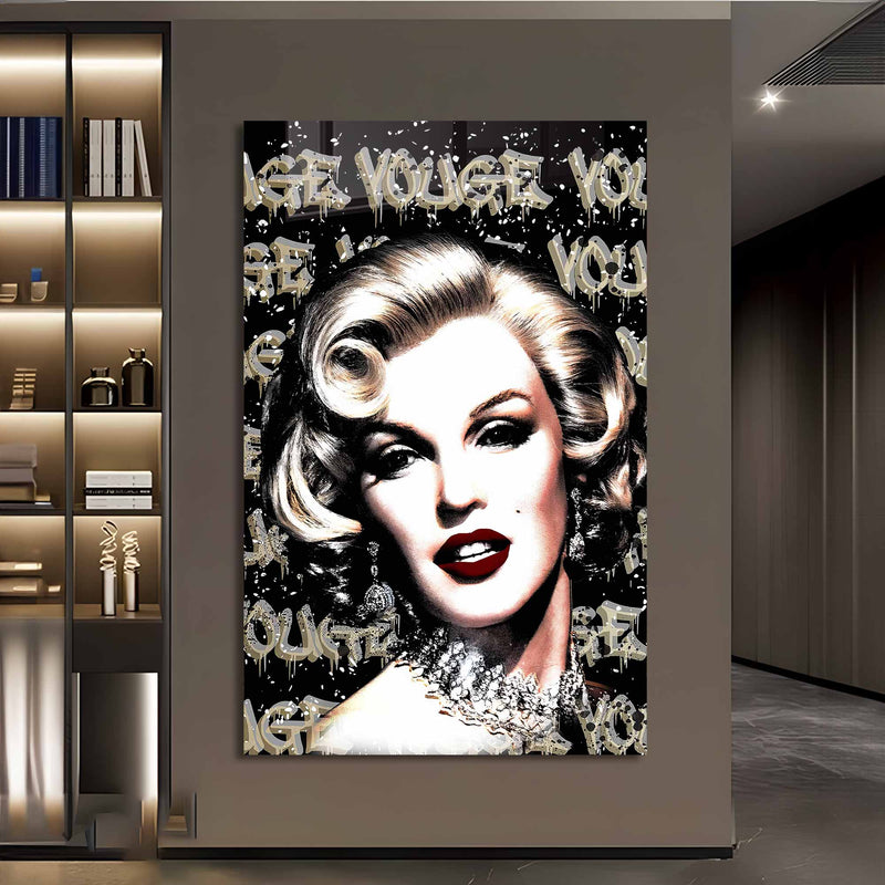 Marilyn Monroe Cam Tablo