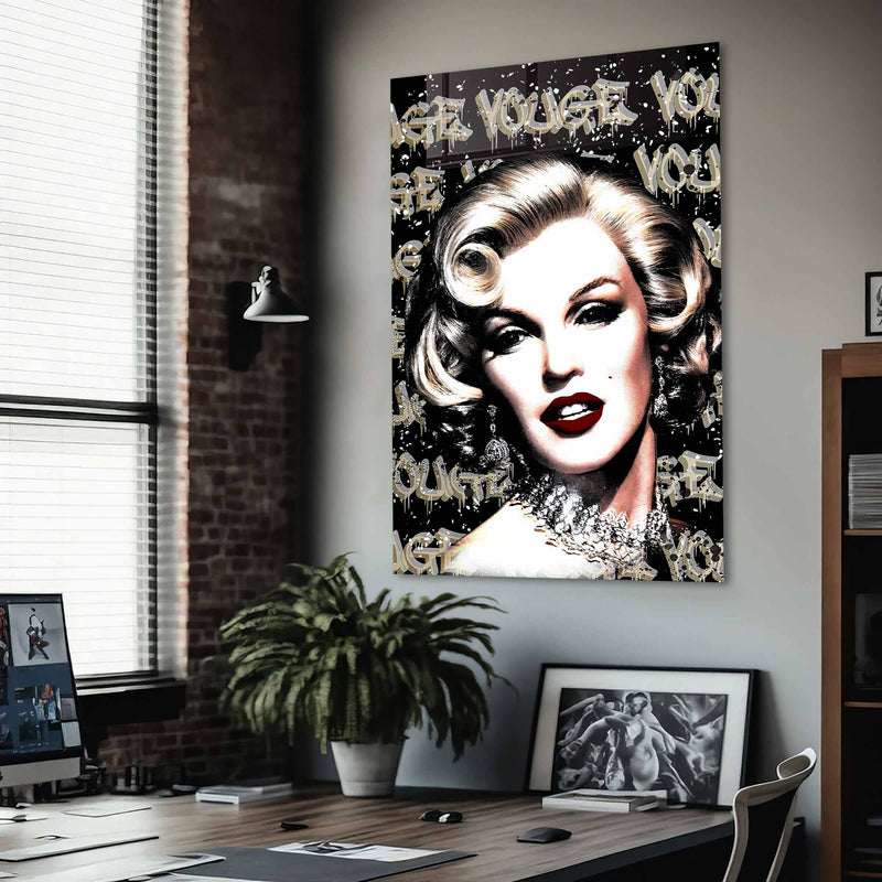Marilyn Monroe Cam Tablo
