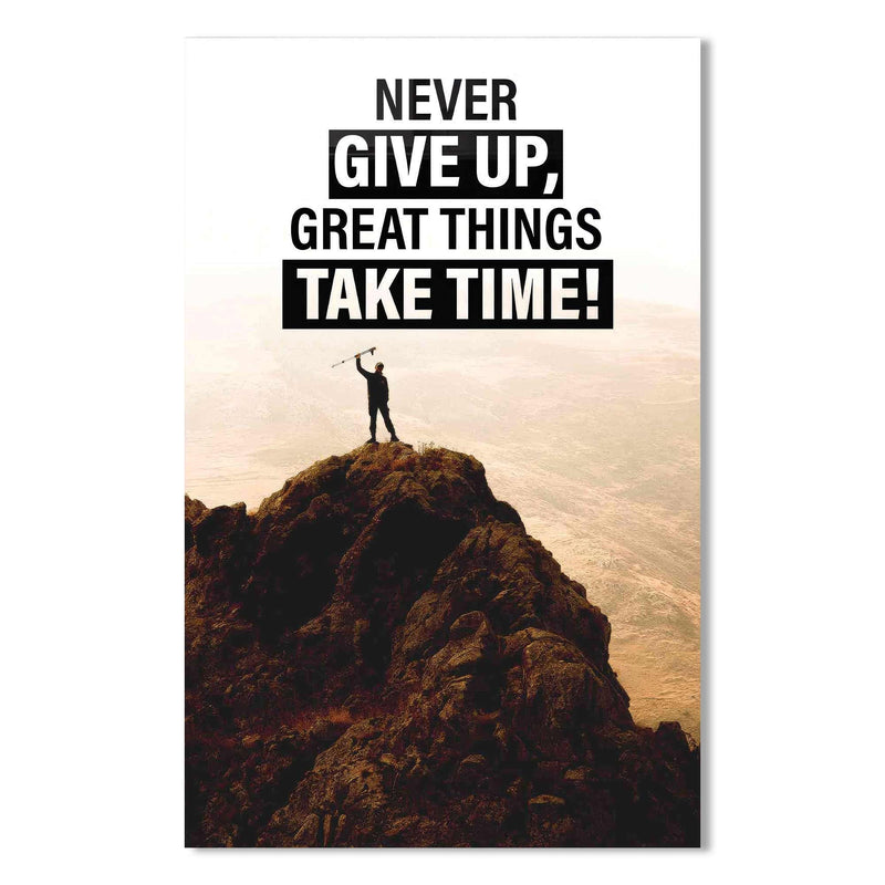 Never Give Up Cam Tablo