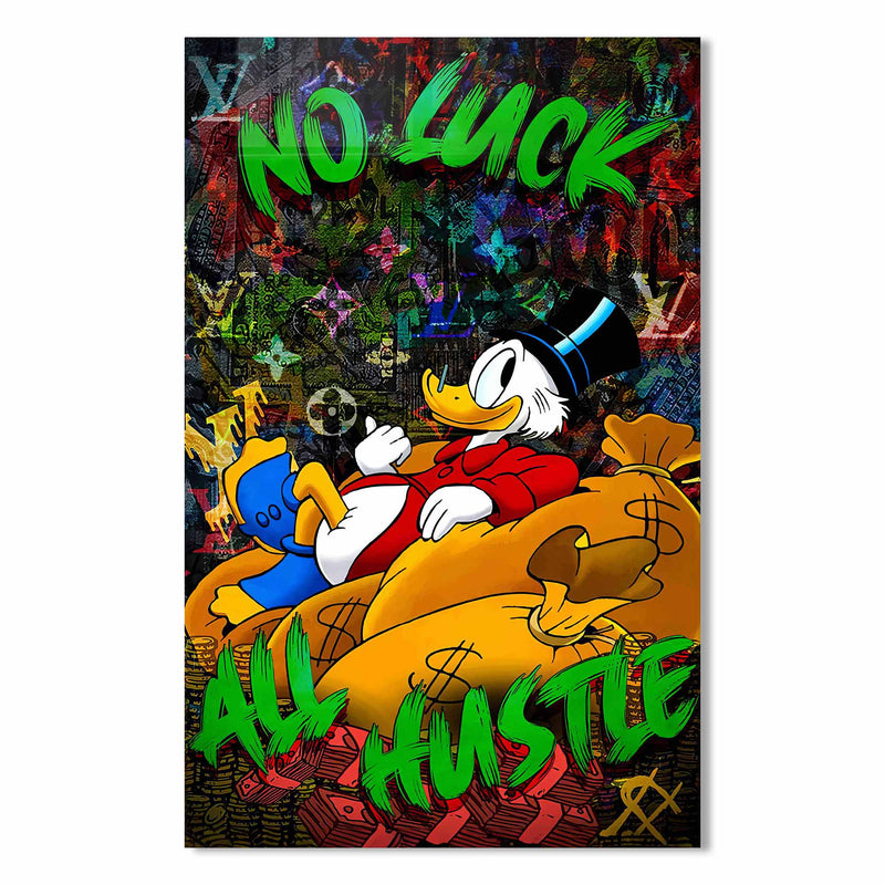 No Luck All Hustle Cam Tablo