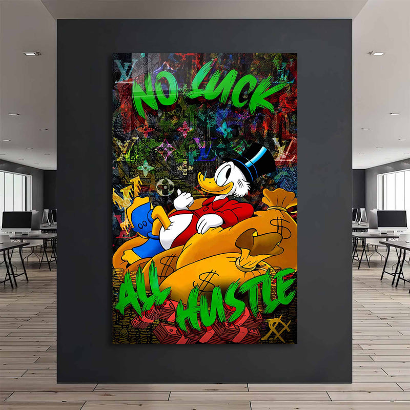 No Luck All Hustle Cam Tablo
